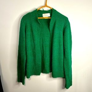 Vintage Green open cardigan